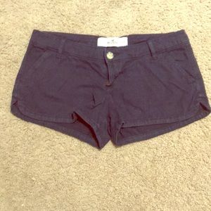 Hollister super-short navy blue shorts